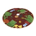 thumbnail image 2 of Kll Frogs And Mushrooms Christmas Tree Skirt 30",Party Decorations Farmhouse For Christmas Decorations Holiday Party, 2 of 8