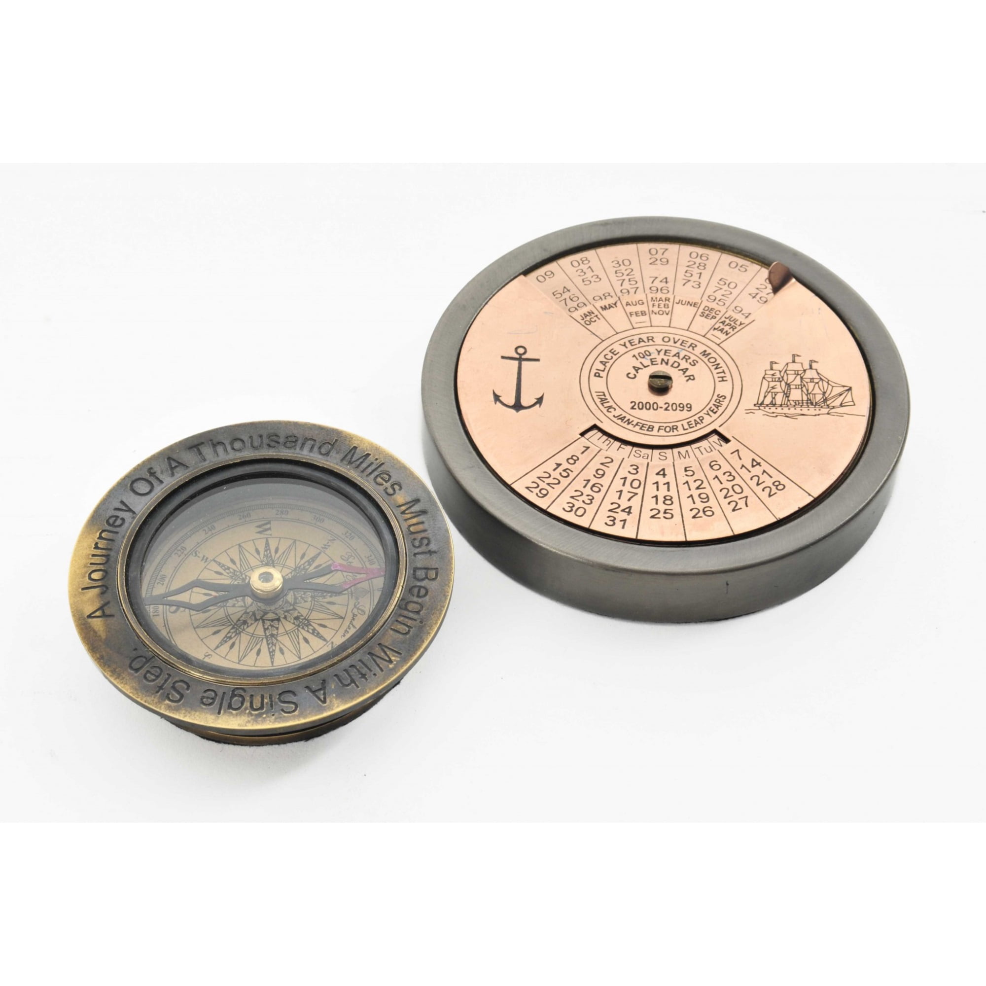 Set Of 2 100 Year Calendar And Compass Quote Walmart Set Of 2 100 Year Calendar And Compass Quote Walmart