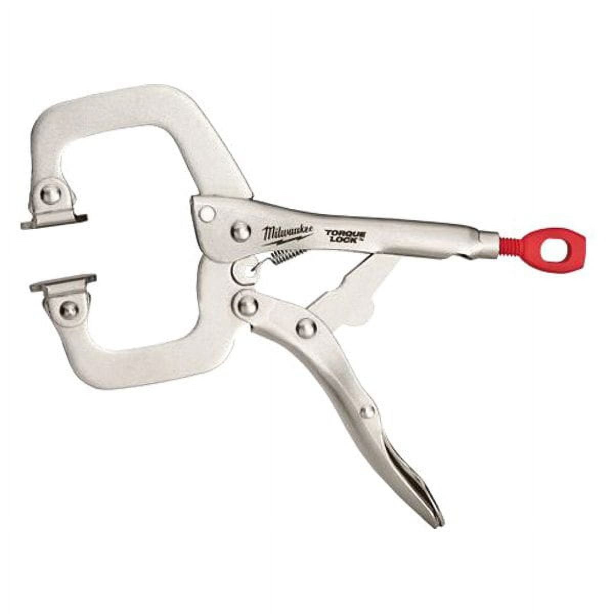 Milwaukee 48-22-3522 - Torque Lock Locking C-Clamp Swivel Jaws Pliers