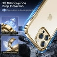 thumbnail image 5 of Official Color Match for iPhone 14 Pro Case, Anti-Fingerprints, 10FT Military Grade Protective, Soft Glossy Bumper Matte Slim Women Men Phone Cover 6.1 inch, Gold, 5 of 12