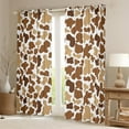 thumbnail image 2 of Manfei Milk Cow Print Blackout Curtains Set of 2 (52x84 Each),Kawaii Cattle Animal Window Curtains,Brown Beige Curtains and Drapes For Boys Kids,Super Cozy Room Decor, 2 of 6