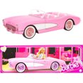 thumbnail image 1 of Barbie The Movie Collectible Car, Pink Corvette Convertible, 1 of 6
