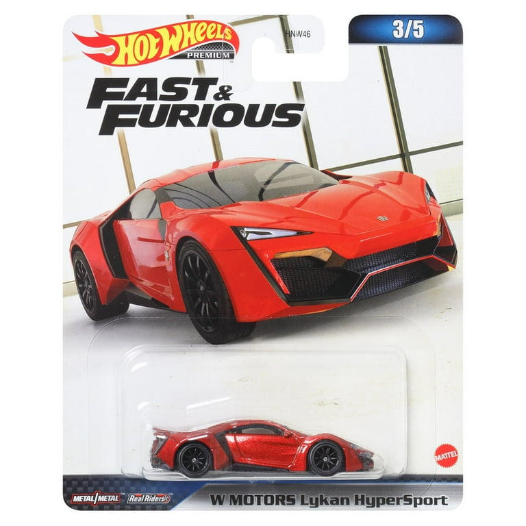 Hot Wheels - Car Culture - 1:64 - Fast & Furious Premium 2023 - Assortiment  C Ensemble De 5 Voitures - HNW46-956C