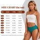 thumbnail image 4 of Fotbe Teal Calzones Estampados para Mujer – Ropa Interior de Algodón, Cómoda, Suave y Elástica-Medium, 4 of 6