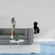 thumbnail image 2 of Figura Decorativa De Resina De Una Mujer Africana Con Gatos Tribales. Coleccionable Para El Hogar, Hoteles, Entrada, Estantería, Sala De Estar, Dormitorio. Ligera., 2 of 8