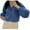 Blue, variant on Viikei Cardigan Sweaters for Women Plus Size Women's Fashion Button Keep Warm Long Sleeve Solid V-Neck Short Sweater