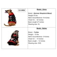 thumbnail image 5 of SOCAL LOOK Dog Christmas Sweater Acrylic Ugly Xmas Jumper with Leash Hole, Turtleneck Pet Outfit XXS, 5 of 10