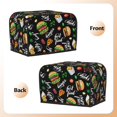 thumbnail image 4 of Funda para tostadora LUVOADALA Funny Hamburger Fast Food, 2 rebanadas, 4 of 7