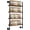 Rustic Brown, variant on Spice Rack Wall Mount,4 Tier Hanging Seasoning Organizer,Large Spice Rack for Wall for up to 50 Jars,Spice Organization for Kitchen Cabinet,Bathroom,Pantry,Living Room,Brown TLJ016H