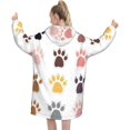 thumbnail image 2 of Moderong Oversized Blanket Hoodie for Women,Birthday Gifts for Teen Girls Sweatshirt Sweater Blanket with Pocket, 2 of 6