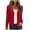 Red Jacket for Women, variant on jtjvou Women's Knit Cardigans Long Sleeve Lightweight Button Down Sweaters Business Casual Cropped Open Front Cardigan Blue L