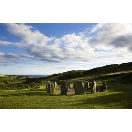 Drombeg Stone Circle Near Glandore County Cork Ireland Canvas Art - Panoramic Images (36 x 24)