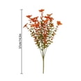 thumbnail image 5 of Artificial Fall Flowers Outdoors, 10 Bundles Autumn Faux Silk Flowers Fake Plants for Indoor Outside Yard Garden Porch Patio Autumn Thanksgiving Home Decor, 5 of 5