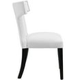 thumbnail image 4 of Modern Contemporary Urban Design Kitchen Room Dining Side Chair ( Set of Two), White, Faux Leather, 4 of 5