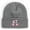 Gray, variant on Funny Six Seven 6 7 Meme Teacher Design Beanie Hats for Women Men Novelty Knit Hats Unisex Warm Winter Hat Gray
