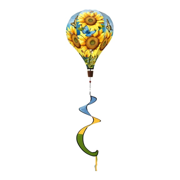 Briarwood Lane Summer Sunflower Dance Balloon Wind Twister 54x12 For Summer Balloon