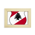 thumbnail image 1 of Lebanon Asia National Emblem Desktop Decorate Photo Frame Picture Art Painting 5x7 inch, 1 of 3