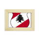 thumbnail image 1 of El Líbano Asia emblema nacional Escritorio de madera Arte Pintura 5x7 pulgadas marco de foto foto, 1 of 4