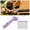 Purple, variant on Camping Hammer with 8 Pegs, Multifunction Tent Stake Mallet with Peg Puller and Bottle Opener, Lightweight Outdoor Tool with Storage Handle for Camping Hiking Backpacking
