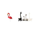 thumbnail image 1 of Estatua De Jirafa, Figura Decorativa Para Jardín, Adorno De Jardín Con Flamenco, Escultura De Cerámica, Centro De Mesa Moderno Y Creativo Para Escritorio, Oficina, Estantería, Dormitorio,, 1 of 8