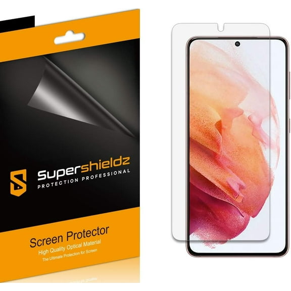 (3 Pack) Supershieldz Anti-Glare (Matte) Screen Protector Designed for Samsung Galaxy S21 5G