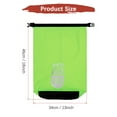thumbnail image 3 of Dry Sacks [1PCS] - Ultralight Waterproof Bags Lightweight Storage Sacks 12L Use for Backpacking & Traveling - [Fruit Green-18 x 13 IN/ 46 x 34 CM] Outdoor Bags Keep Gear Dry, 3 of 7