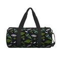 thumbnail image 2 of Gaeub Space Rockets Lightweight Travel Cylinder Bag Gym Tote Bag Sports Training Duffle Bag with Pockets and Straps, 2 of 8