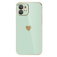 thumbnail image 1 of Solid Plating Phone Case For iPhone 13 14 Pro Max Lens Protective Coque For iPhone 12 11 Pro XS Max X XR 7 8 14 Plus Cover Case, 1 of 5