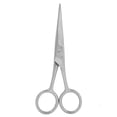 thumbnail image 2 of Beard Scissors, Stainless Steel Curved Handle Facial Beard Scissors  For Beard Trimming For Men Use, 2 of 8