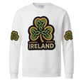 thumbnail image 4 of Men's St. Patrick's Day Ireland Shamrock Sweatshirt Long Sleeve Casual Pullover, 4 of 5