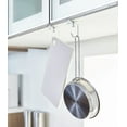 thumbnail image 4 of Yamazaki Home Plate Under Shelf Multipurpose Hanger (Set of 2), 4 of 7