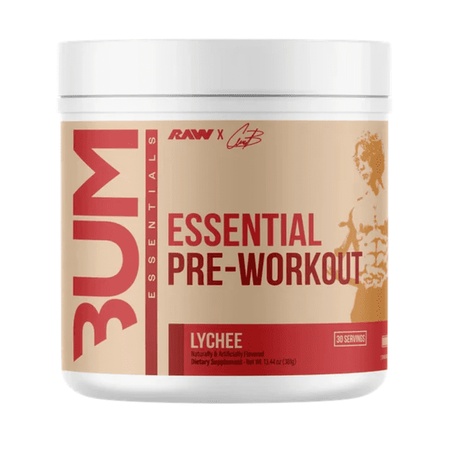 RAW CBUM ESSENTIAL 30 SERVICIOS SABOR LYCHEE 381 GR