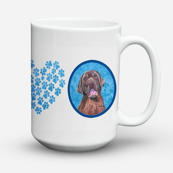 Carolines Treasures SC9127BU-CM15 Blue Labrador Coffee Mug 15 oz 15 ounce multicolor