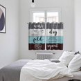 thumbnail image 4 of Laundry Room Kitchen Curtains 72 Inch Length, Wash Dry Fold Repeat Splicing Colorful Wood Grommet Top Bedroom Living Room Curtains, Light Filtering Cafe Curtain Drapes 2 Panels Set 104''x72'', 4 of 9