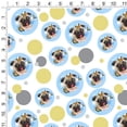 thumbnail image 2 of Pug Dog Butterflies Selfie Premium Gift Wrap Wrapping Paper Roll, 2 of 5