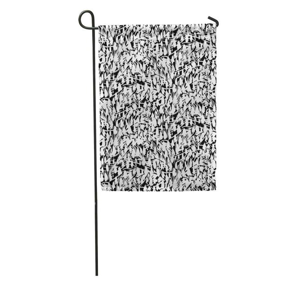POGLIP Abstract Pattern Inspired by Tropical Birds Parrots Wings Leaves Foliage Garden Flag Decorative Flag House Banner 12x18 inch