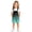 Black2#9527, variant on Girl'S Short Bib Overalls Baggy Shortalls for Girl Gradient Color Adjustable Strap Suspenders Shorts With Pocket