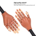 thumbnail image 5 of LIONVISON Mano de práctica para uñas acrílicas, kits de entrenamiento de manos flexibles para práctica de uñas, manos falsas para práctica de uñas, mano de maniquí de uñas móvil con 300 puntas de uñas, 5 of 5