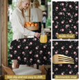 thumbnail image 5 of Pioneer Flower Floral Print Pattern Round Tablecloth 60 X 60 Inch, Wrinkle Resistant Wipeable Table Cloth for Kitchen Dining Picnic Patio Party, 5 of 6