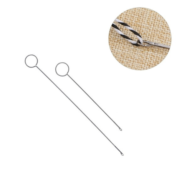 Topbathy 2PCS Long Hook for Sewing Silver Tool for Turning for Home Craft Projects
