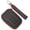 Black Leather Red Thread, variant on Key Fob Cover Compatible with Toyota Tundra Sequoia Camry Grand Highlander Tacoma 2022-2026 4 Button Keychain Case Holder Protector,Brown
