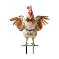 thumbnail image 1 of Binwennn Dog on Premises Sign Large Address Numbers Solar THalloween Metal Wrought Ground Plug Outdoor Garden Courtyard Chicken Decoration Plug, 1 of 4