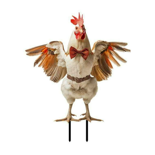 Binwennn Dog on Premises Sign Large Address Numbers Solar THalloween Metal Wrought Ground Plug Outdoor Garden Courtyard Chicken Decoration Plug