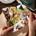 thumbnail image 4 of 5 uds./paquete de marcadores de gatos, lindos marcadores de página con forma de gato, clips de página, marcapáginas para estudiantes, profesores, escuela, hogar, oficina, lectura, papelería, 4 of 5