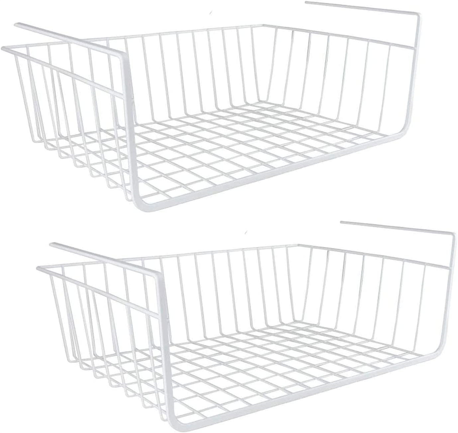 Undershelf Storage Basket Under Shelf Wire Basket Household Metal Under