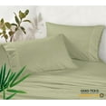 thumbnail image 3 of Royale Linens Cooling Pillow Cases King Size Set of 2-100% Rayon Derived from Bamboo Cooling Pillowcase for Hot Sleepers - Soft & Silky Pillow Covers with Envelope Closure (Sage Green 20x40 Inches), 3 of 9