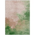 thumbnail image 2 of HomeRoots 604816 5 x 8 ft. Pink & Green Abstract Washable Indoor & Outdoor Rectangle Area Rug, 2 of 5