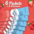 thumbnail image 5 of Crystal Light Drink Mix, 6 Pitcher Packets, for Flavorful Hydration and Shareable Refreshment, Strawberry Watermelon artificially flavored, Zero Sugar, Low Calorie, 1.96 oz, 5 of 16