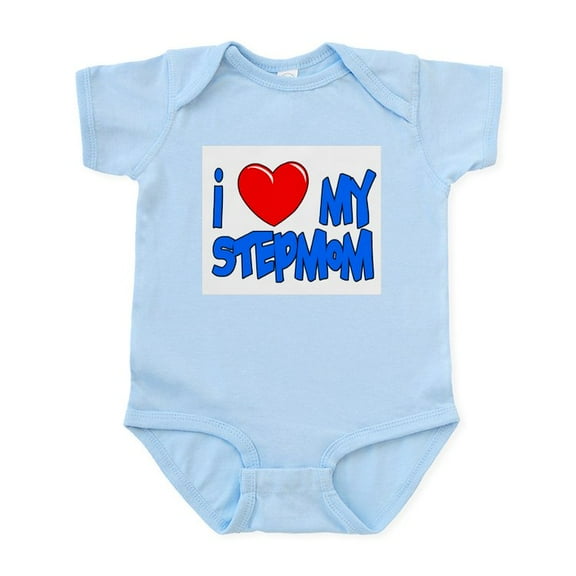 CafePress - I Heart My Stepmom Infant Bodysuit - Baby Light Bodysuit, Size Newborn - 24 Months
