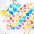 thumbnail image 3 of Pack Of 30 Round Foam Sponge Paint Brush Set - Stencil Brush Value Pack - 5 Different Sizes - Great, 3 of 5